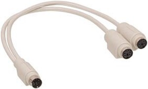 N-CABLE-139 Adapter ps/2m-2xps2/f