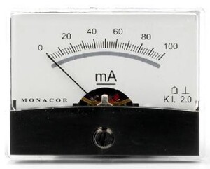 PM-2/100MA Drejespoleinstrument, 100mA