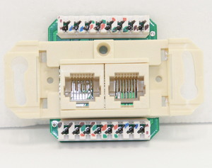 N-ISDN-0023 CAT5e 2-stikdåse til indbygning, uskærmet