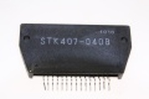 STK407-040 POWER AMP 2x25W 6ohm 15-pin