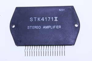 STK4171II Stereo POWER AMP 2x40W 8ohm 33V 0,4% 18-pin