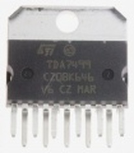 TDA7499 TDA7499 - POWER AMP 2x10W 4ohm 18V 1%